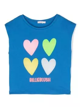 Billieblush футболка с аппликацией, синий