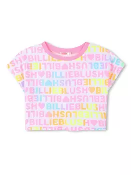 Billieblush футболка с логотипом, белый