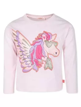 Billieblush футболка с принтом единорога
