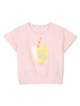 Billieblush футболка с принтом, розовый