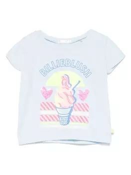 Billieblush футболка с принтом, синий