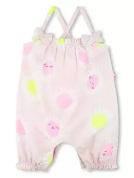 Billieblush комбинезон с цветочным принтом, розовый