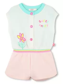 Billieblush комбинезон с принтом, синий