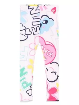 Billieblush легинсы с принтом, розовый