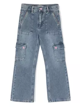 Billieblush прямые джинсы карго, синий