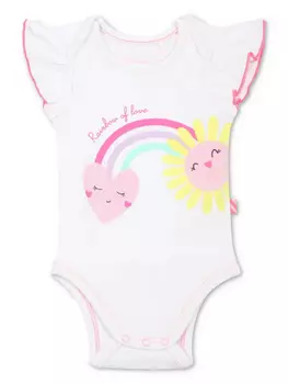 Billieblush Радуга любви боди, белый