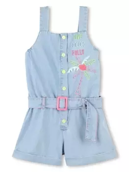 Billieblush ромпер с вышивкой, синий