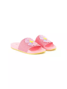 Billieblush сандалии с аппликацией, розовый