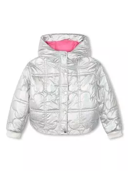 Billieblush стеганый пуховик, белый