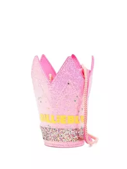 Billieblush сумка через плечо с логотипом, розовый