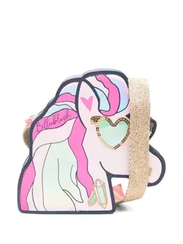 Billieblush сумка через плечо с логотипом, розовый