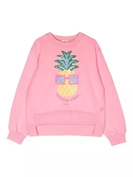 Billieblush толстовка с пайетками, розовый