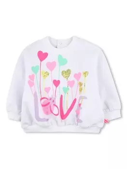 Billieblush толстовка с принтом, белый