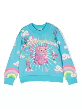 Billieblush толстовка с принтом, синий