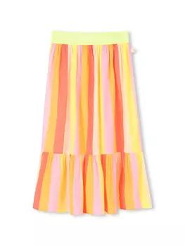Billieblush юбка макси в полоску, желтый