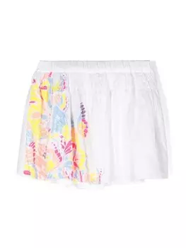 Billieblush юбка мини с принтом, белый