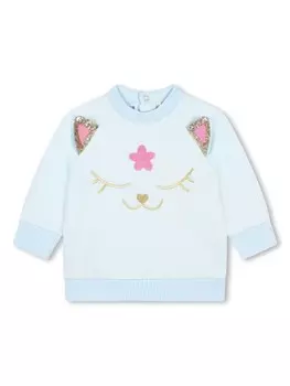 Billieblush вышитый спортивный костюм, синий