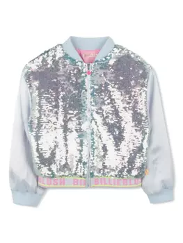 Billieblush жакет с пайетками, синий