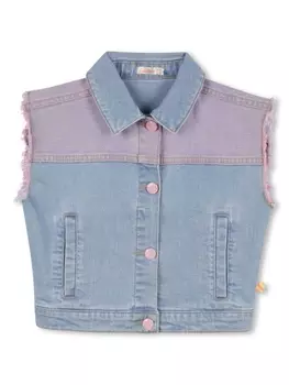 Billieblush жилет с пайетками, синий