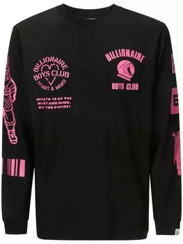 Billionaire Boys Club хлопковая толстовка с логотипом, черный