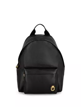 Billionaire Crest leather backpack, черный