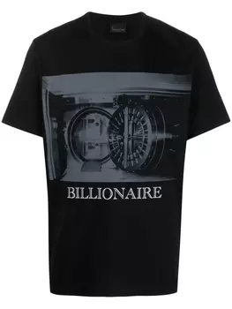 Billionaire футболка с графичным принтом, черный
