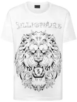 Billionaire футболка с логотипом, белый