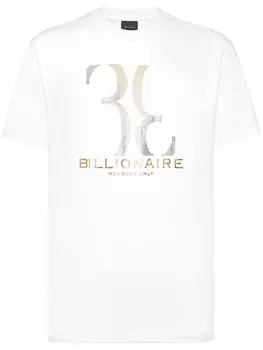 Billionaire футболка с логотипом, белый