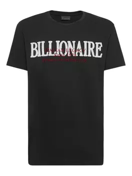 Billionaire футболка с логотипом, черный