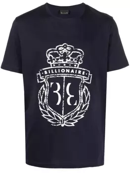 Billionaire футболка с логотипом, синий