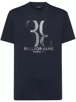 Billionaire футболка с логотипом, синий
