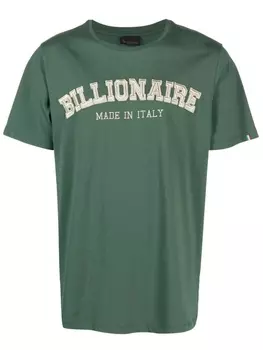 Billionaire футболка с вышитым логотипом, зеленый