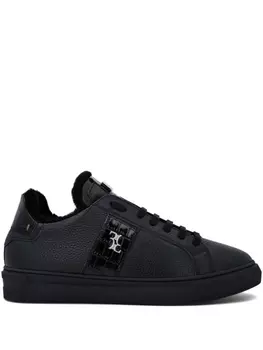 Billionaire кожаные кроссовки, черный