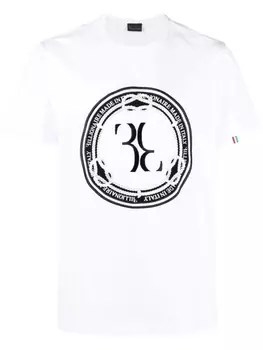 Billionaire logo-print T-shirt, белый