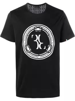Billionaire logo-print T-shirt, черный