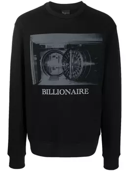 Billionaire толстовка с графичным принтом, черный