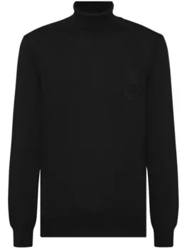 Billionaire водолазка с монограммой, черный