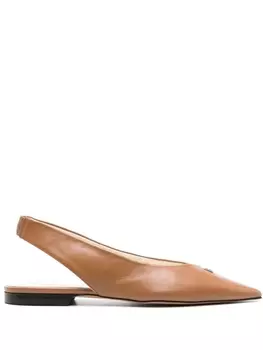 Bimba y Lola балетки с логотипом, коричневый