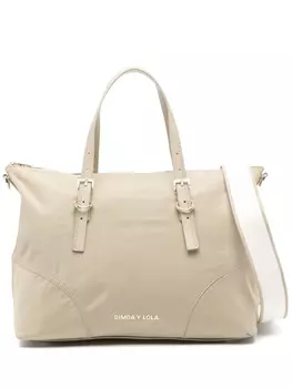 Bimba y Lola большая сумка-тоут с логотипом, зеленый