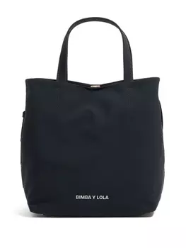 Bimba y Lola большая сумка-тоут из габардина в стиле чихуахуа, синий