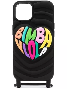 Bimba y Lola чехол для iPhone 13 с тисненым логотипом, черный