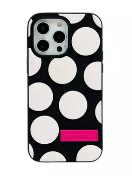Bimba y Lola чехол для iPhone 15 Pro Max в горошек, черный