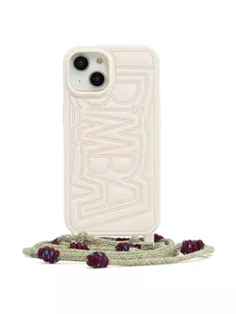 Bimba y Lola чехол для iPhone 15 с тисненым логотипом, нейтральный