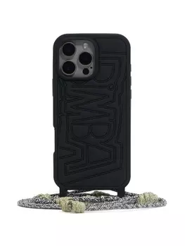 Bimba y Lola чехол для iPhone 16 Pro Max с тисненым логотипом, черный