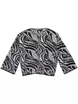 Bimba y Lola джемпер с принтом зебры, черный