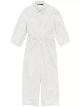 Bimba y Lola джинсовый комбинезон, белый