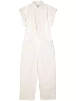 Bimba y Lola джинсовый комбинезон со вставками, нейтральный цвет