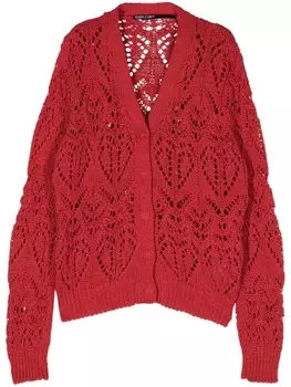 Bimba y Lola кардиган рыхлой вязки, красный