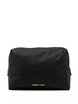 Bimba y Lola косметичка среднего размера с логотипом, черный