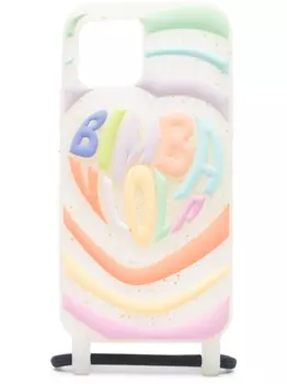 Bimba y Lola Logo-embossed iPhone 12/12 Pro case, белый